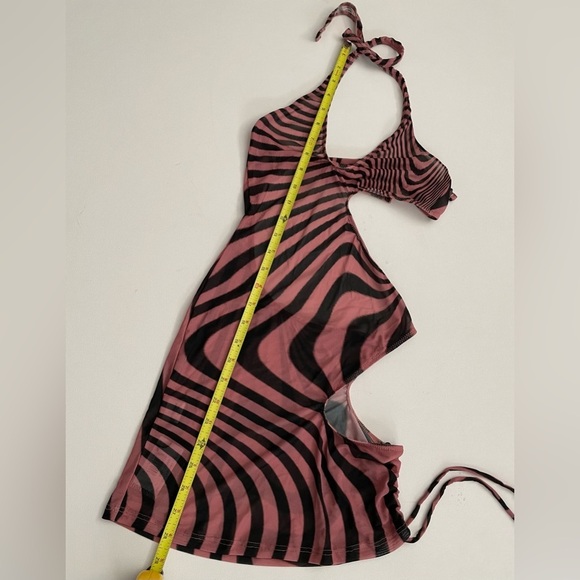 SET Melissa Simone X REVOLVE Triangle Bikini Bottom + Mesh CutOut Dress - Picture 7 of 14